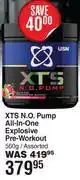 Dis-Chem USN XTS N.O. Pump All-In-One Explosive Pre-Workout Assorted-560g offer