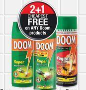 Doom Aerosol Spray Assorted-300ml Each offer at Dis-Chem