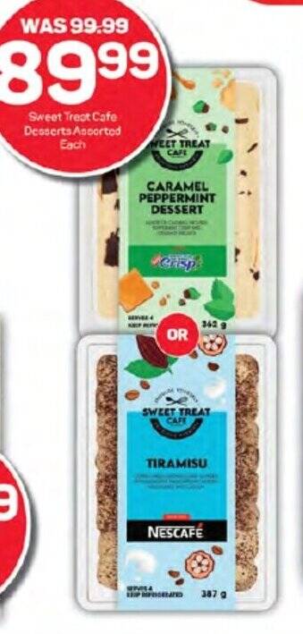 Sweet Treat Cafe Desserts Assorted Each offer at Pick n Pay Hypermarket