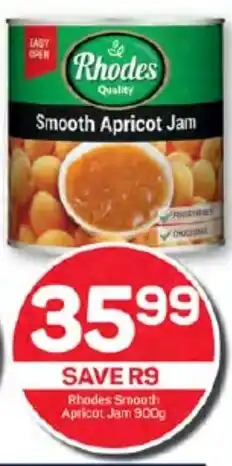 Pick n Pay Hypermarket Rhodes Smooth Apricot Jam 900g offer