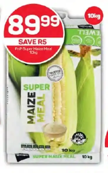 PnP Super Maize Meal 10kg offer at Pick n Pay Hypermarket