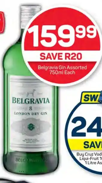 Pick n Pay Hypermarket Belgravia Gin Assorted 750ml Each offer