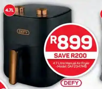 Pick n Pay Hypermarket 4.7 Litre Manual Air Fryer offer