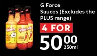 Oxford Freshmarket G Force Sauces (Excludes the PLUS range) offer