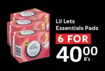 Oxford Freshmarket Lil Lets Essentials Pads offer