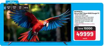 Makro SKYWORTH 254 cm (100") Smart QLED Google TV offer