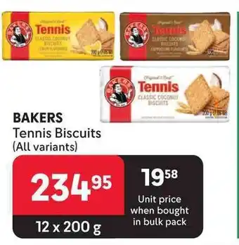 Makro BAKERS Tennis Biscuits offer