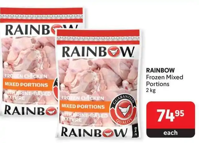 Makro RAINBOW Frozen Mixed Portions 2 kg offer