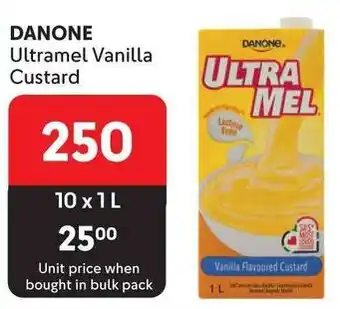 Makro DANONE Ultramel Vanilla Custard offer