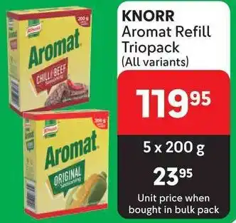 Makro KNORR Aromat Refill Triopack (All variants) offer