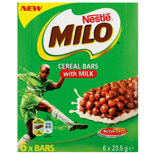 Nestlé Milo Cereal Bar Pack 6 X 23 5g Offer At Checkers Liquor Shop