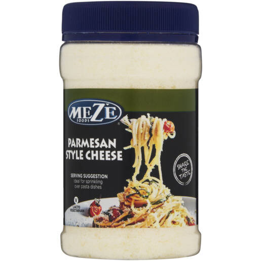 Mezé Foods Grated Parmesan Cheese 150g offer at Checkers Liquor Shop
