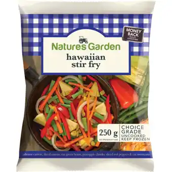 Checkers Liquor Shop Nature's Garden Frozen Hawaiian Stir Fry 250g offer