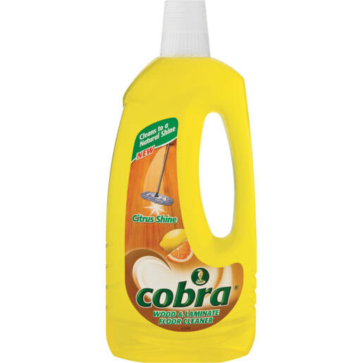 Cobra Citrus Shine Wood & Laminate Floor Cleaner 750ml offer at
