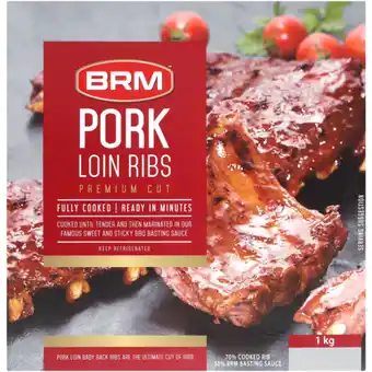 Checkers Liquor Shop BRM Pork Loin Ribs 1kg offer