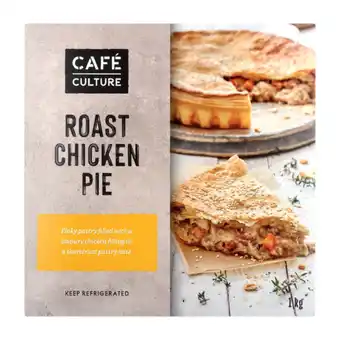 Checkers Liquor Shop Café Culture Roast Chicken Pie 1kg offer