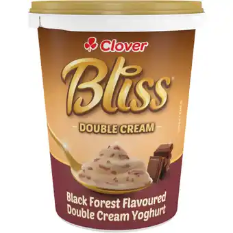 Clover Bliss Black Forest Double Cream Yoghurt 500g