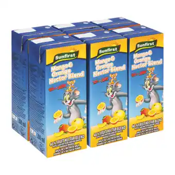 Sunfirst Mango & Orange Nectar Blend 6 x 200ml