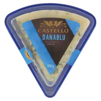 Castello Danablu Semi-Hard Danish Blue Mould Cheese Pack 100g