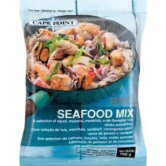 Checkers Liquor Shop Cape Point Frozen Seafood Mix 700g offer