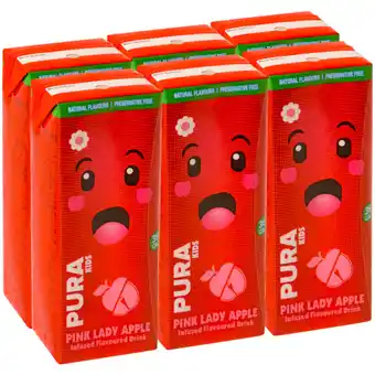 Checkers Liquor Shop Pura Kids Pink Lady Apple Infused Flavoured Drink Box 6 x 200ml offer