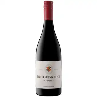 Checkers Liquor Shop Du Toitskloof Heritage Pinotage Red Wine Bottle 750ml offer