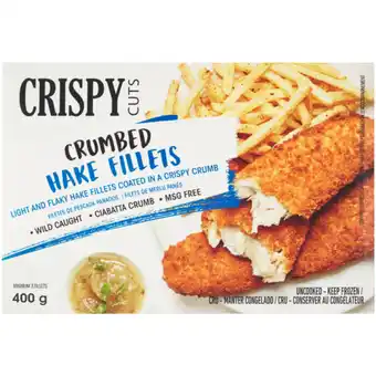 Checkers Liquor Shop Crispy Cuts Frozen Crumbed Hake Fillets 400g offer