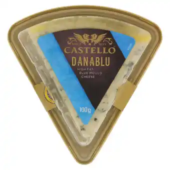 Checkers Liquor Shop Castello Danablu Semi-Hard High Fat Blue Mould Cheese Pack 100g offer