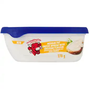 Checkers Liquor Shop The Laughing Cow Medium Fat Cheese Spread with Cheddar Flavour 270g offer