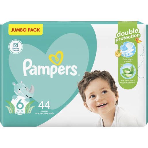 Pampers Active Fit Size 6 13+kg Diapers 44 Pack offer at Checkers