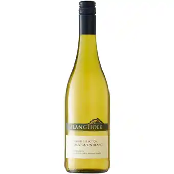 Checkers Liquor Shop Slanghoek Private Selection Sauvignon Blanc White Wine Bottle 750ml offer