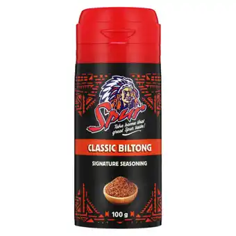 Checkers Liquor Shop Spur Classic Biltong Signature Season Shaker 100g offer