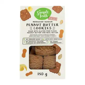 Checkers Liquor Shop Simple Truth Reduced Sugar Peanut Butter Cookies 150g offer