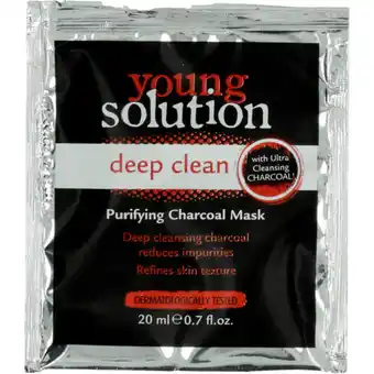 Checkers Liquor Shop Young Solution Deep Clean Purifying Charcoal Mask 20ml offer