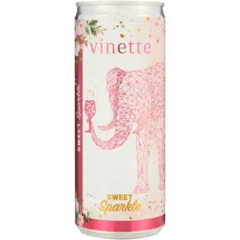 Checkers Liquor Shop Vinette Sweet Sparkle Sparkling Wine Can 250ml offer