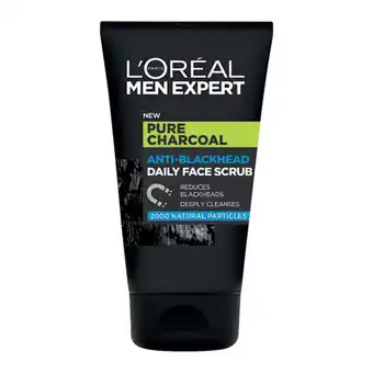 Checkers Liquor Shop L'Oréal Paris Men Expert Pure Charcoal Anti-Blackhead Daily Face Scrub 100ml offer