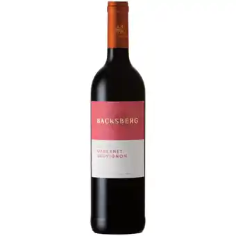 Checkers Liquor Shop Backsberg Cabernet Sauvignon Red Wine Bottle 750ml offer