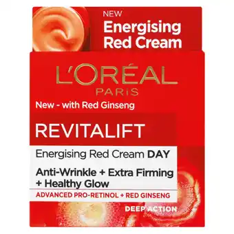 Checkers Liquor Shop L'Oréal Paris Revitalift Energising Red Day Cream 50ml offer