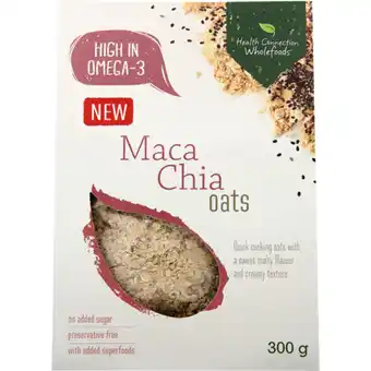 Checkers Liquor Shop Health Connection Wholefoods Maca Chia Oats 300g offer