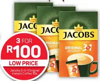 Pick n Pay Jacobs 3-In-1 Original Instant Coffee 10s offer