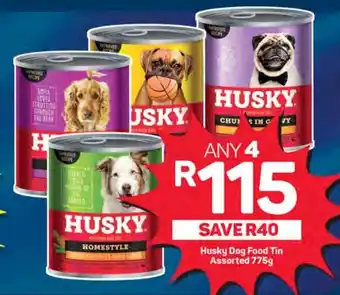 Pick n Pay Husky Dog Food Tin Assorted 775g offer