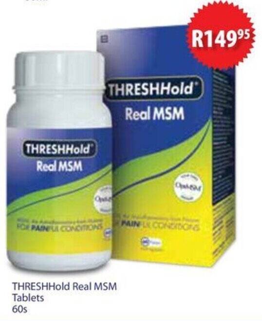 THRESHHold Real MSM Tablets 60s offer at Alpha Pharm