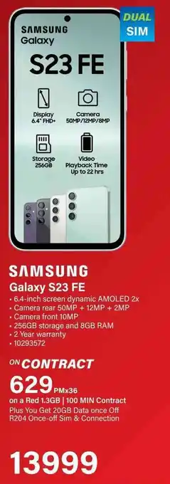 Incredible Connection SAMSUNG Galaxy S23 FE offer