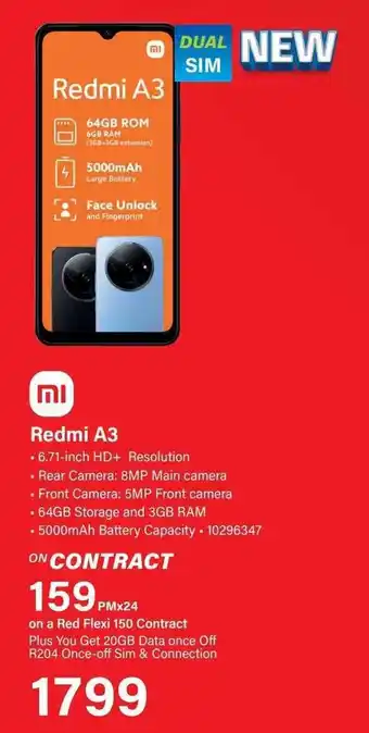 Incredible Connection Redmi A3 offer