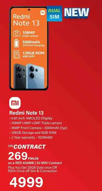 Incredible Connection Redmi Note 13 offer