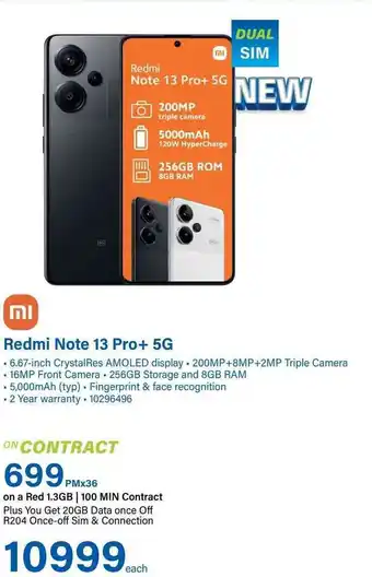 Incredible Connection Redmi Note 13 Pro+ 5G offer