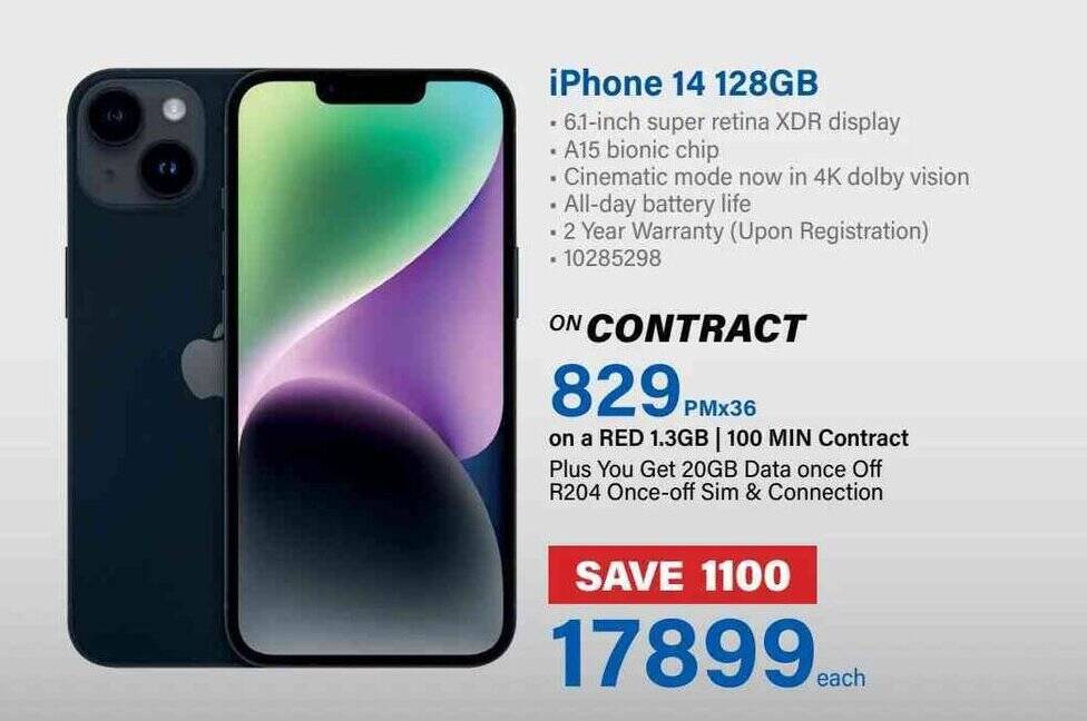 All iPhone 14 offers Find and view the cheapest iPhone 14 offer!