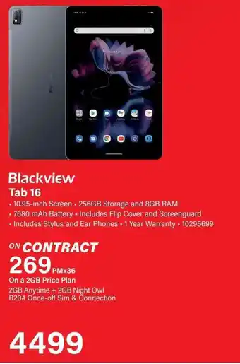 Incredible Connection Blackview Tab 16 offer