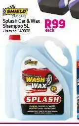 Game Shield Splash Car & Wax Shampoo-5L Each offer