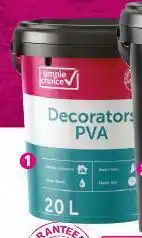 Game Simple Choice Decorators PVA-20L Each offer